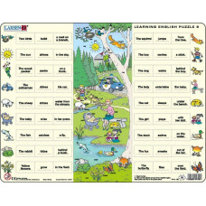 Larsen maxi puzzle 54 db-os Tanuljunk angolul! - A parkban EN9
