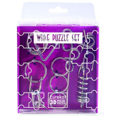 Mini Wire Puzzle Szett Lila